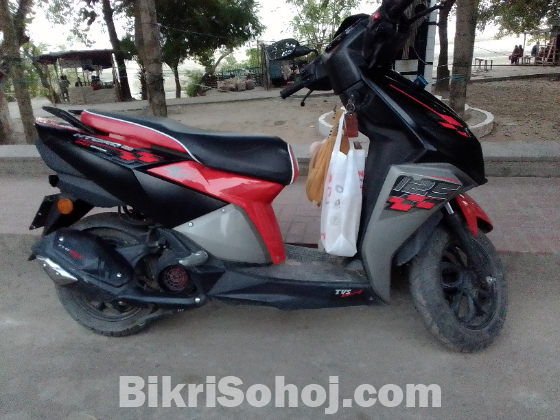 Tvs entorq 125 motorcycle